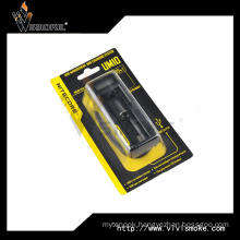 18650 Single Bay Charger Smart LCD Nitecore Um10 Charger High Quality 18650 Battery Charger